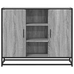 ZNTS Sideboard Grey Sonoma 92x35x76 cm Engineered Wood 849017