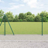 Welded Wire Fence with Concrete Base 25 x 1.2 m 3353522