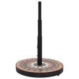 Parasol Base Terracotta and White Round 12 kg 362225