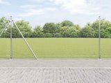 Welded Wire Fence with Concrete Base 50 x 1.4 m 3352362