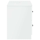 Bathroom Sink Cabinet UTRECHT High Gloss White 82 x 41x 56 cm 897679