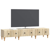 TV Cabinet Sonoma Oak 147 x 34.5 x 30 cm Engineered Wood 894247