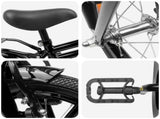 Kids Bike 12 Inches for 2-4 Years Old Black 42009277
