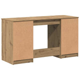 Writing Desk Artisan Oak 140x50x77 cm Engineered Wood 855961