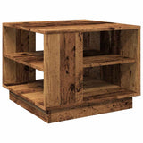 Coffee Table Old Wood 55x55x42 cm Engineered Wood 856802