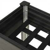Garden Raised Bed Grey 120x40x75 cm WPC 362566