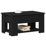 Coffee Table Black Oak 79 x 49 x 41 cm Engineered Wood 862765