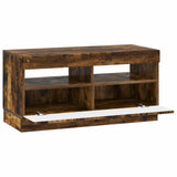 LED TV Cabinet Smoked Oak Engineered Wood 897440