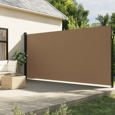 ZNTS Retractable Side Awning Taupe 220x300 cm 4004379