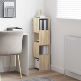Corner Cabinet 25.5x25x102cm Engineered Wood Sonoma Oak 889807