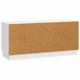TV Cabinet High Gloss White 102 x 34.5 x 47 cm Engineered Wood 895389