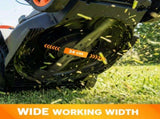 18V Cordless Lawnmower with 2 x 4Ah Batteries, Battery Lawn Mower with 34cm Cutting Width, Mulching T3398P551793
