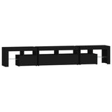 TV Cabinet Black Engineered wood Large TV Cabinet Rectangular 3152787