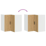 Kitchen Wall Corner Cabinet "Porto" Artisan Oak Engineered Wood 854106