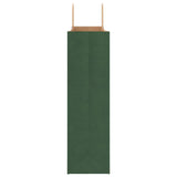 Paper Bags 250 pcs with Handles Green 54x15x49 cm 4101738
