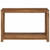 Console Table Natural 110 x 35 x 75 cm Solid Teak Wood 42024253