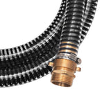 Suction Hose with Brass Connectors 4 m 25 mm Black 142889