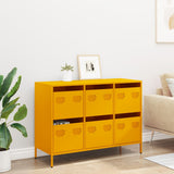 Sideboard Mustard Yellow 101.5x39x73.5 cm Cold-rolled Steel 851265