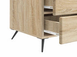 Bedside Cabinet Sonoma Oak 43 x 41 x 66.5 cm Engineered Wood 895477