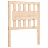Bed Frame without Mattress Small Single Solid Wood Pine 3192386