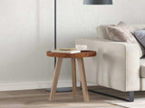 Table Top Light Brown 40 x 4 cm Solid Oak Wood 42016014
