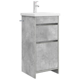Bathroom Vanity with Sink Concrete Grey 42 x 40 x 84.5 cm 890723
