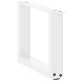 Coffee Table Legs U-Shaped 2 pcs White 40x cm Steel 4013133