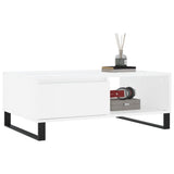 Coffee Table White 90x60x35 cm Engineered Wood 827068