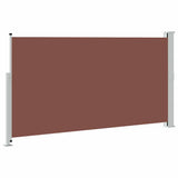 Patio Retractable Side Awning 170x300 cm Brown 48369