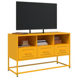TV Cabinet Mustard Yellow 100.5x39x60.5 cm Steel 846545