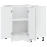 Kitchen Corner Base Cabinet Kalmar Concrete Grey Engineered Wood 853511