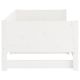Pull-out Day Bed without Mattress White 2x cm 820263