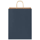 Paper Bags 250 pcs with Handles Blue 32x12x42 cm 4101704