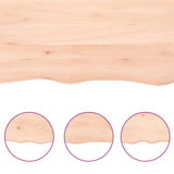 Table Top 140x50x cm Untreated Solid Wood Oak 3156316