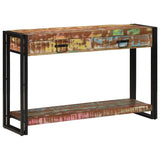 Console Table Multicolour 120 x 33 x 75 cm Solid Reclaim Wood 4102735