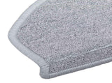 Self-adhesive Stair Mats 15 pcs Light Grey 80 x 24.5 x 3.5 cm 42038638