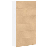 Bookcase White 80x30x152 cm Engineered Wood 857940