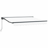Manual Retractable Awning White 2.5 x 2 m 3420377