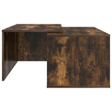 Coffee Table Set 2 pcs Smoked Oak Engineered Wood 8000264