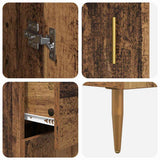 Highboard with Drawer 2 pcs Old Wood Engineered Wood 3415826