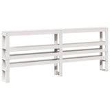 Senior Bed with Headboard without Mattress White 180x200 cm Super King 3305872
