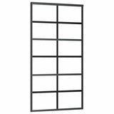 151019 Sliding Door ESG Glass and Aluminium 102x205 cm Black