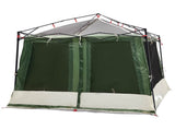 Camping Tent Set Folding 2 pcs Green Taffeta and Fabric 3337176
