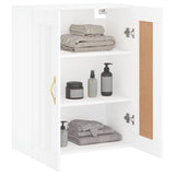 Wall Mounted Cabinet White 69.5x34x90 cm Engineered Wood 835010