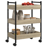ZNTS Kitchen Trolley Sonoma Oak 50x30x70 cm Engineered Wood 842357