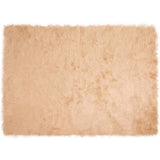 Faux Sheepskin Rug TAFALLA Beige 160 x 230 cm Polyester 42021484