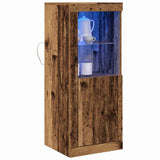 LED Sideboard Brown 41 x 37 x 100 cm Engineered Wood 863024