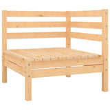 ZNTS 10 Piece Garden Lounge Set Solid Wood Pine 3083379