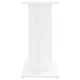 Aquarium Stand White 60x30x60 cm Engineered Wood 833567
