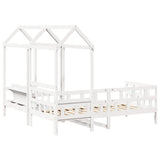 Day Bed Set with Roof without Mattress White 80x200 cm 3282247